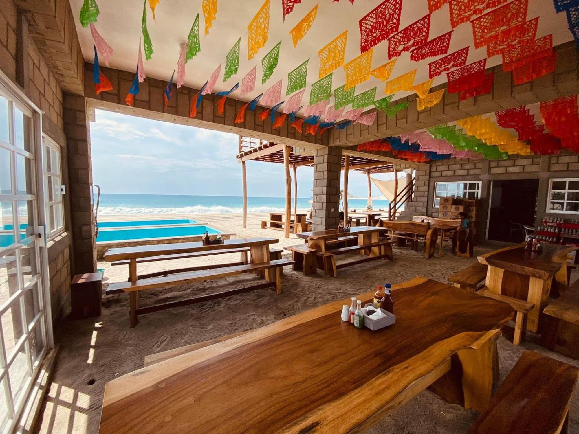 Sal Marina Restaurante Y Cabanas Salina Cruz Exterior photo